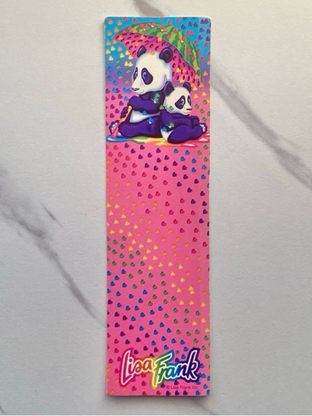 VTG Lisa Frank Lulu and Ling Ling pandas bookmarks